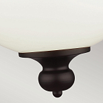 Подвесной светильник с белым стеклянным плафоном в форме шара на цепи Feiss варинант исполнения - 5 | Loft Concept в Рязани