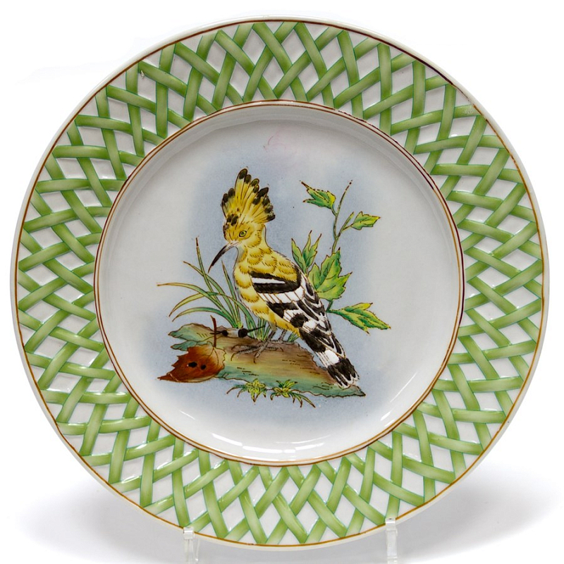 Тарелка настенная Crested Bird Мульти Бронза Тарелка настенная Crested Bird Мульти Бронза в Рязани | Loft Concept