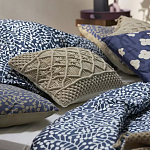 Постельное белье темно-синего цвета с рисунком Blossom Essence Sophie варинант исполнения - 6 | Loft Concept в Рязани