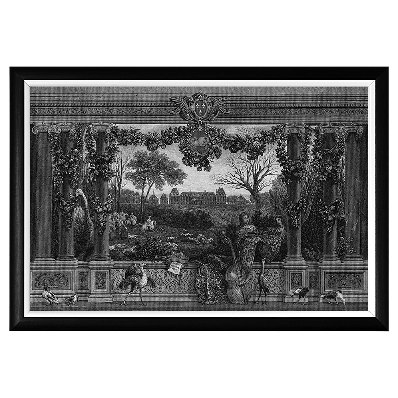 Постер Monceau Palace Poster Черный Белый Постер Monceau Palace Poster Черный Белый в Рязани | Loft Concept