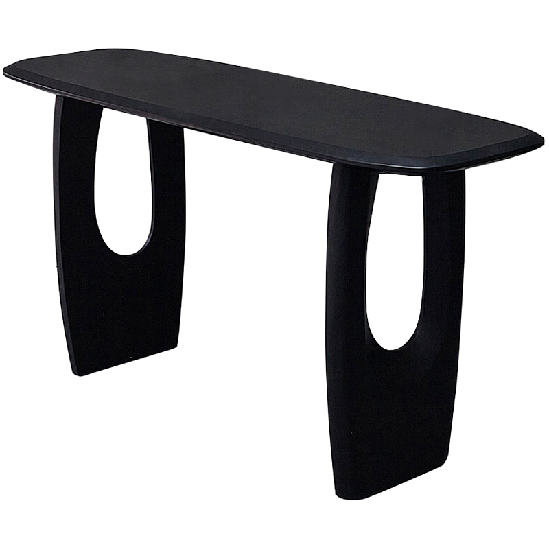Консоль из массива акации Veras Console Table Черный в Рязани | Loft Concept 