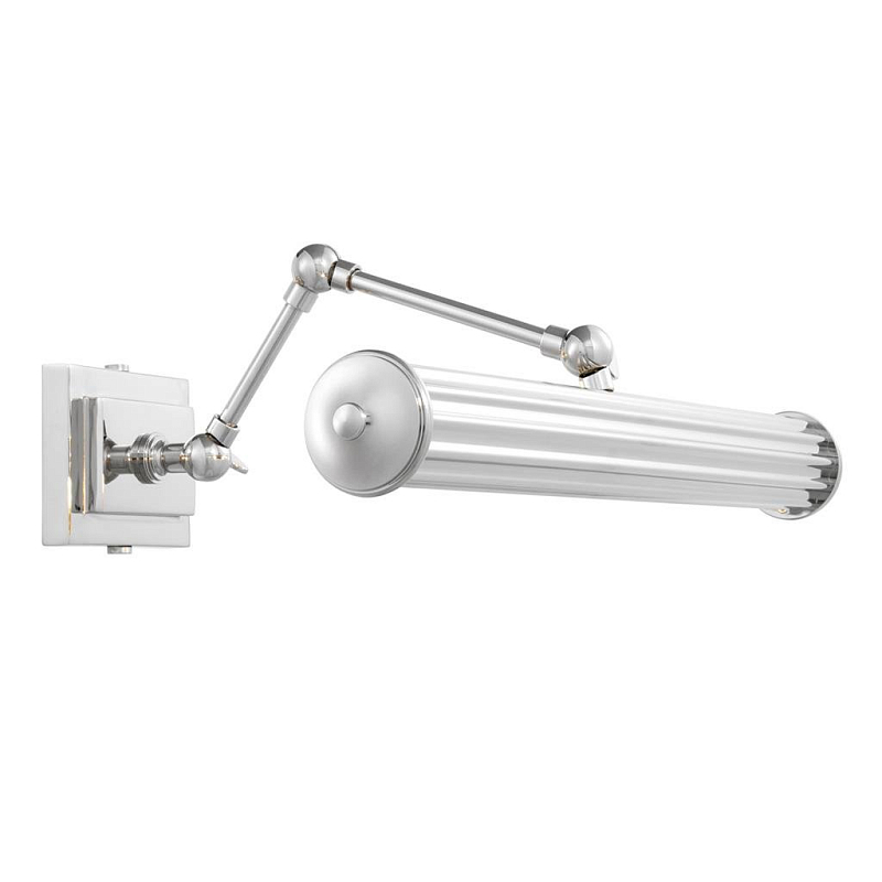 Бра Eichholtz Wall Lamp Luca L Nickel Никель Бра Eichholtz Wall Lamp Luca L Nickel Никель в Рязани | Loft Concept