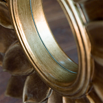 Зеркало-солнце с золотыми с лучами Rays of Peace варинант исполнения - 2 | Loft Concept в Рязани