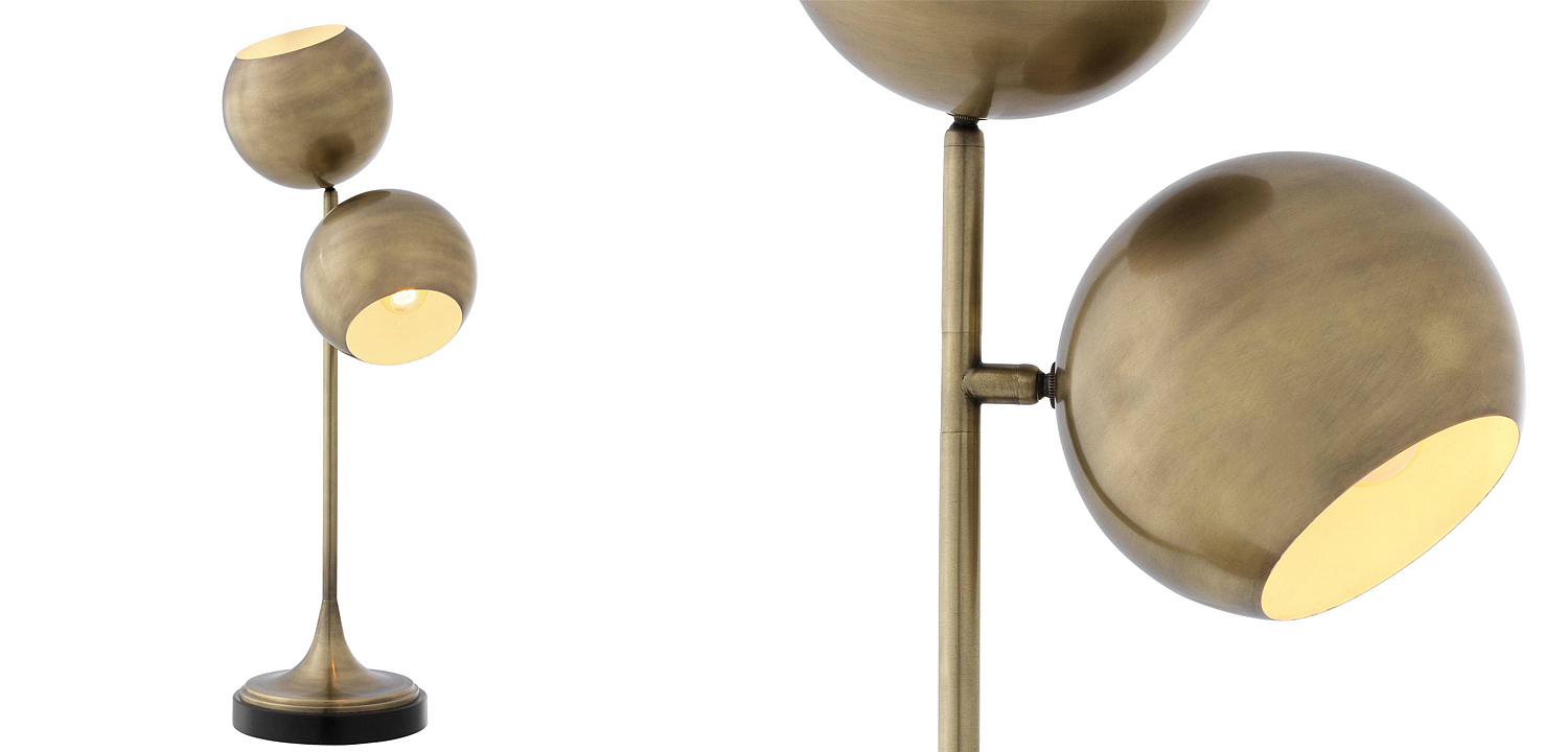 Настольная лампа Eichholtz Table Lamp Compton brass Настольная лампа Eichholtz Table Lamp Compton brass - Loft-Concept в Рязани