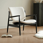 Кресло с каркасом и ножками из древесины и мягкими сиденьем и спинкой Venice варинант исполнения - 6 | Loft Concept в Рязани