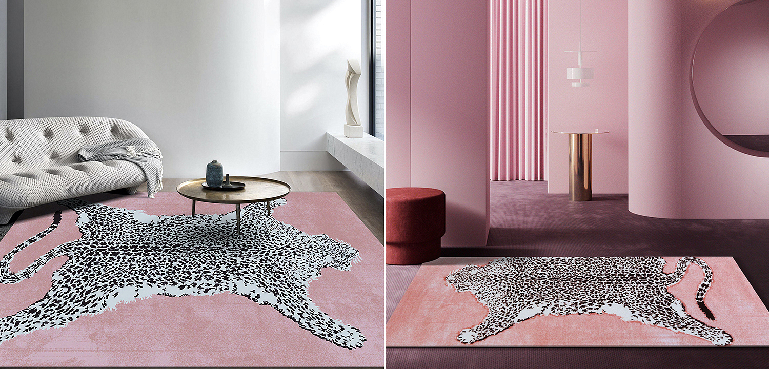 Ковер Colored Beasts pink Ковер Colored Beasts pink - Loft-Concept в Рязани