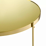 Кофейный столик овальный золотой Modern Mirror Gold Table варинант исполнения - 3 | Loft Concept в Рязани