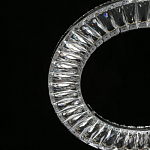 Люстра круглая с прозрачной хрустальной рамкой Maude Crystal Light варинант исполнения - 8 | Loft Concept в Рязани