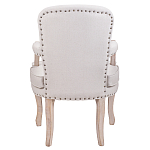 Кресло Aubrey Classical Armchair beige flax варинант исполнения - 3 | Loft Concept в Рязани