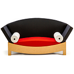 Дизайнерский диван с двумя подушками-валиками Poltronova Mitzi Sofa варинант исполнения - 1 | Loft Concept в Рязани