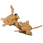 Статуэтка из дерева черепахи Animals of the World 25 варинант исполнения - 3 | Loft Concept в Рязани