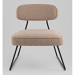 Кресло лаунж Kate букле капучино варинант исполнения - 4 | Loft Concept в Рязани