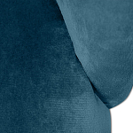 Барный стул вращающийся со спинкой Синий Велюр Vendramin Chair варинант исполнения - 3 | Loft Concept в Рязани