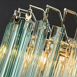 Дизайнерская люстра AQUA Blue Lagoon бирюзовое стекло несколько ярусов варинант исполнения - 4 | Loft Concept в Рязани