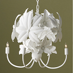 Люстра белая в виде цветков шиповника White Rosehip Flower варинант исполнения - 3 | Loft Concept в Рязани