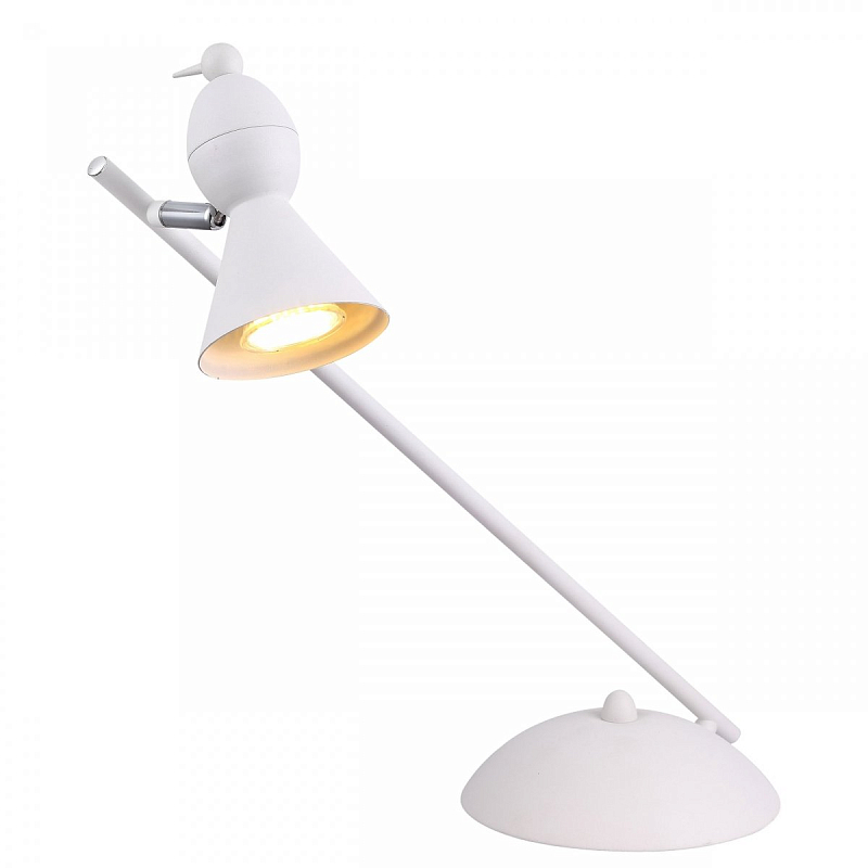 Настольная лампа Atelier Areti Alouette Desk Lamp slantend white Белый Настольная лампа Atelier Areti Alouette Desk Lamp slantend white Белый в Рязани | Loft Concept