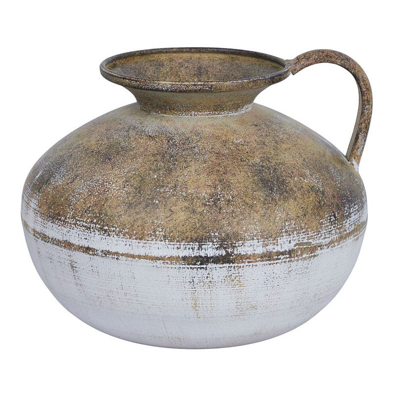 Ваза металлическая с ручкой Bygone Era  в Рязани | Loft Concept 