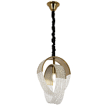 Подвесной светильник с хрустальными подвесками Godard Crystal Ring Hanging Lamp варинант исполнения - 2 | Loft Concept в Рязани