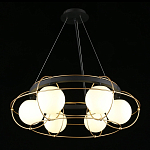 Люстра подвесная круглая с белыми плафонами Martin варинант исполнения - 3 | Loft Concept в Рязани