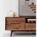 Тумба под телевизориз массива дерева TV Stand made of Walnut Wood варинант исполнения - 3 | Loft Concept в Рязани