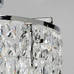 Потолочный светильник круглый с прозрачными подвесками Lunet варинант исполнения - 13 | Loft Concept в Рязани