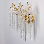 Бра золотого цвета с ветвями и хрустальными подвесками FAIRYTREE Light варинант исполнения - 3 | Loft Concept в Рязани