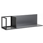 Полка навесная открытая цвета графит Strict Lines  варинант исполнения - 1 | Loft Concept в Рязани