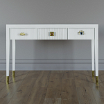 Дизайнерский Письменный стол Elsa Dreams White с тремя ящиками варинант исполнения - 1 | Loft Concept в Рязани