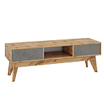 ТВ-тумба с фасадом цвета серый бетон Grace of Furniture  варинант исполнения - 1 | Loft Concept в Рязани