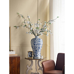 Ваза фарфоровая высокая с синими цветочными мотивами Independence варинант исполнения - 5 | Loft Concept в Рязани