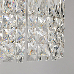 Потолочный светильник круглый с прозрачными подвесками Lunet варинант исполнения - 14 | Loft Concept в Рязани