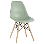 Пластиковый стул на ножках из массива бука Eames Mint варинант исполнения - 1 | Loft Concept в Рязани