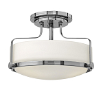 Потолочный светильник с круглым матовым белым плафоном Hinkley варинант исполнения - 9 | Loft Concept в Рязани