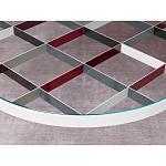 Дизайнерский круглый кофейный стол со стеклянной столешницей Gio Ponti D.555.1 Coffee Table варинант исполнения - 3 | Loft Concept в Рязани