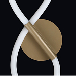 Бра с белым плафоном в форме восьмерки и круглым основанием Luke Lampco Tracer Lamp варинант исполнения - 5 | Loft Concept в Рязани