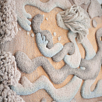 Тканый вручную монументальный настенный гобелен Soft Inception варинант исполнения - 2 | Loft Concept в Рязани