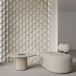 Гипсовая 3D Панель DRAGON SCALE - B варинант исполнения - 1 | Loft Concept в Рязани