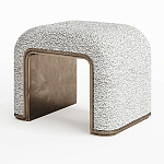 Пуф Forli с элегантной латунной вставкой варинант исполнения - 1 | Loft Concept в Рязани