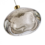 Подвесной светильник с прозрачным стеклянным плафоном округлой формы Effervia  варинант исполнения - 8 | Loft Concept в Рязани