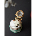 Подсвечник в виде кошки из фарфора с бронзовыми элементами Paradise Cat варинант исполнения - 6 | Loft Concept в Рязани