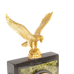 Настольный письменный набор из змеевика  и бронзы с декором в виде орла в подарочной упаковке Successful Leader варинант исполнения - 3 | Loft Concept в Рязани