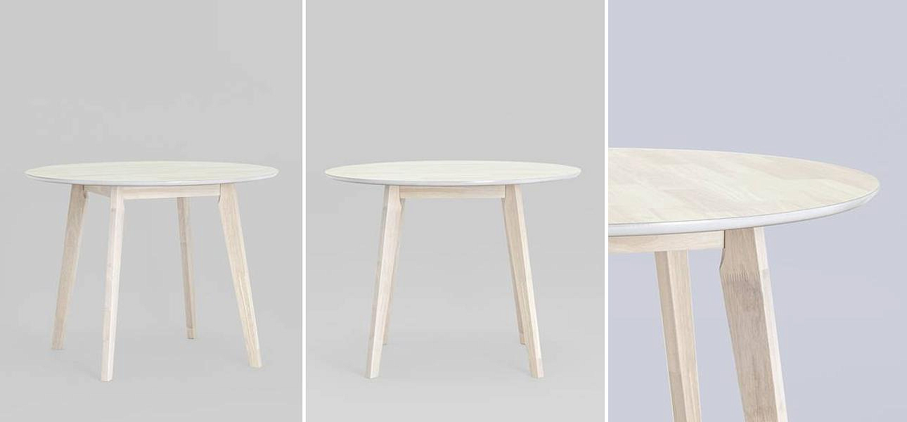 Стол обеденный Bleached Oak Стол обеденный Bleached Oak - Loft-Concept в Рязани