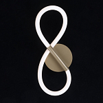 Бра с белым плафоном в форме восьмерки и круглым основанием Luke Lampco Tracer Lamp варинант исполнения - 2 | Loft Concept в Рязани