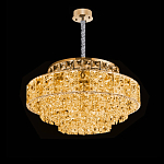 Люстра хрустальная в неоклассическом стиле на золотистом каркасе Majesty варинант исполнения - 5 | Loft Concept в Рязани