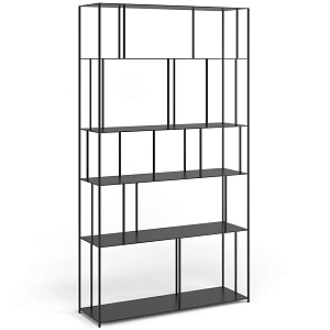 Стеллаж из металла широкий Wide Menzie Metal Rack Black