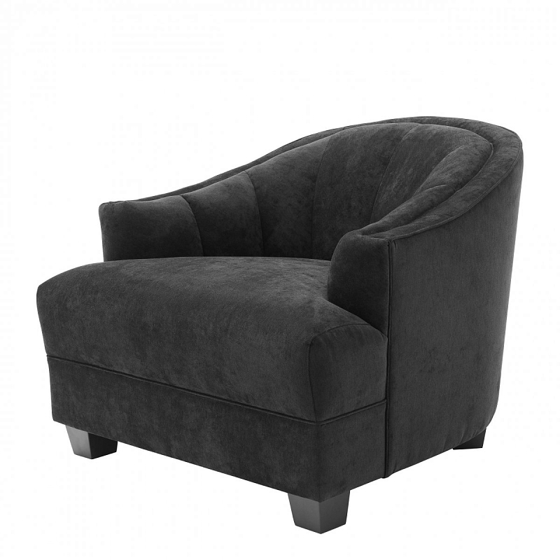 Кресло Eichholtz Chair Polaris Black Черный Кресло Eichholtz Chair Polaris Black Черный в Рязани | Loft Concept