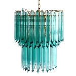 Дизайнерская люстра Blue Lagoon glass бирюзовое стекло  варинант исполнения - 1 | Loft Concept в Рязани