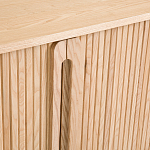 Длинный низкий буфет с 2-мя раздвижными дверцами Toinette Light Cupboard варинант исполнения - 12 | Loft Concept в Рязани