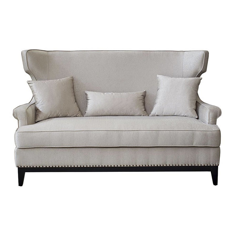 Диван Seine Sofa Velvet 2 Бежево-серый Диван Seine Sofa Velvet 2 Бежево-серый в Рязани | Loft Concept