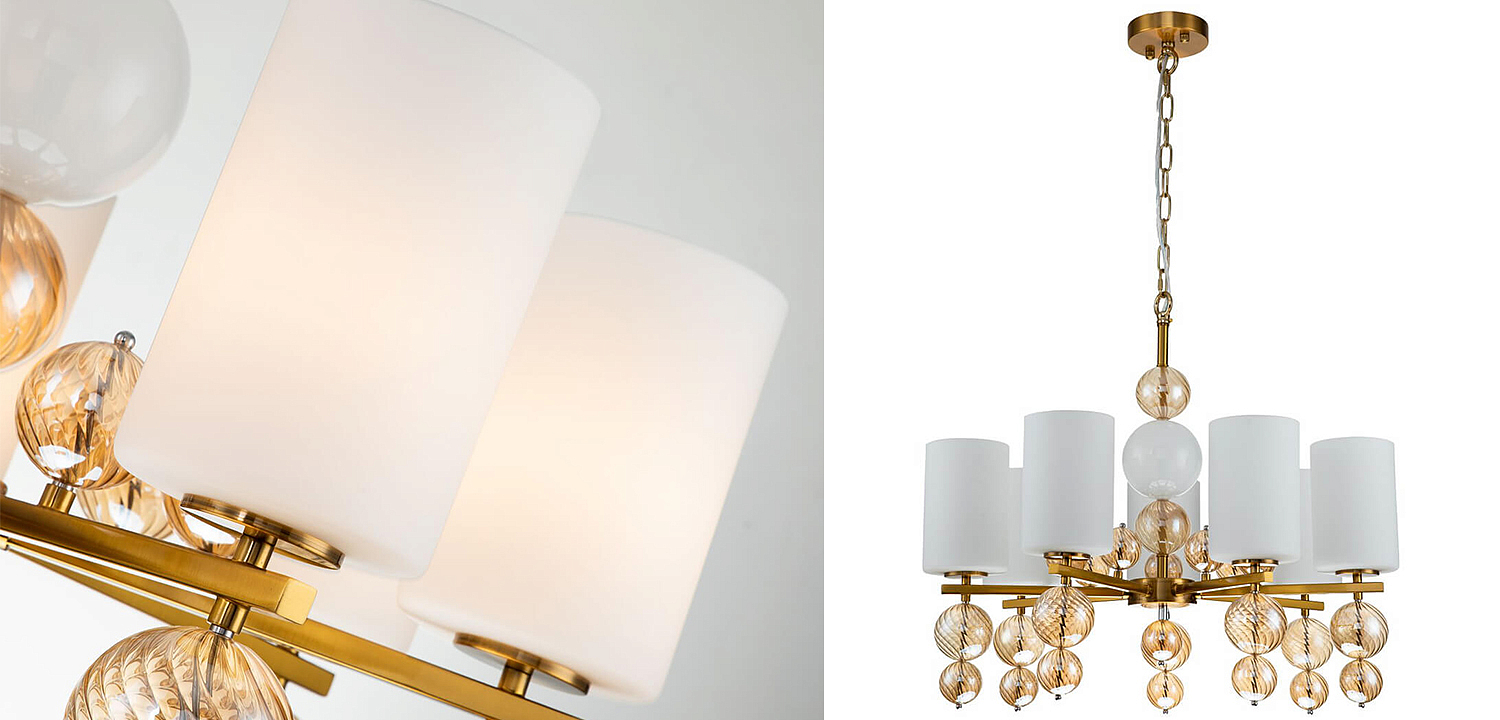 Люстра Blown Glass Balloons Chandelier 7 Люстра Blown Glass Balloons Chandelier 7 - Loft-Concept в Рязани